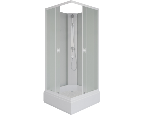 Душевая кабина Niagara Promo P80/26Q/MT/BK 80х80 см, без крыши