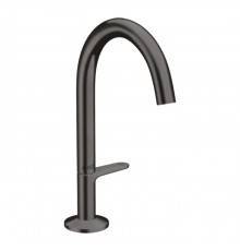 Axor One Смеситель для раковины Sel 170, на 1 отв., с донным клапаном Push-Open, цвет: шлифованный черный хром. 48020340
