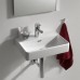 Laufen Pro S Раковина 45х34х8.5 см, 1 отв., подвесная/на столешницу, c переливом, цвет: белый. 8.1596.1.000.104.1