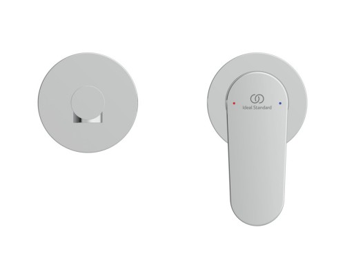 Ideal Standard Ceralife O Смеситель для раковины, настенный, излив: 18см., без донного клапана, для монтажа с A1313NU цвет: хром. BE019AA