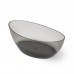 Dea Design Elegant Ванна 160x80x55см., отдельностоящая, Glasstek, прозрачная смола, цвет: Smoky Black R4. DD8643 1600 R4