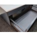 TW Shape комплект подвесной мебели 102х52см, с раковиной, с 1 выдвиж. ящиком с механизмом push-to-open, цвет: серый матовый RAL7016. SHAP100-G+547001*1