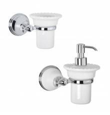 Набор Стакан Tiffany World Harmony TWHA109cr + Дозатор TWHA108bi/cr