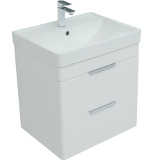 Тумба с раковиной Aquanet Arlen 60 подвесная, 2 ящика