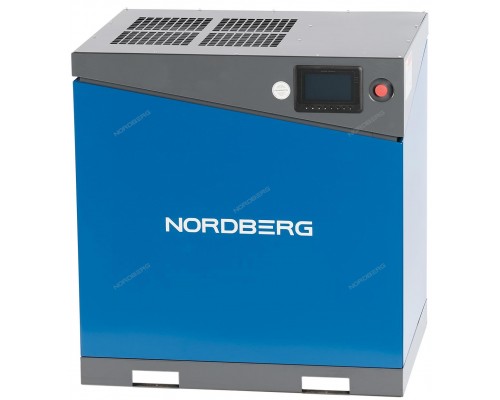 Компрессор винтовой, 22кВт, 15Бар, 2200л/мин, IP55, без ресивера NORDBERG NCA30