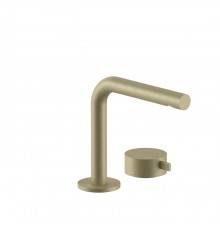 Fantini AF/21 Смеситель для раковины, 2 отв., излив: 155 мм, цвет: Matt British Gold PVD. 27 P6 A104WF