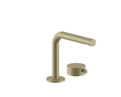 Fantini AF/21 Смеситель для раковины, 2 отв., излив: 155 мм, цвет: Matt British Gold PVD. 27 P6 A104WF