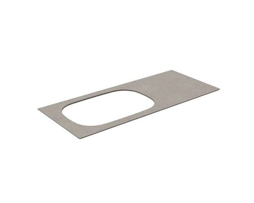 Kerama Marazzi Magica Столешница из керамогранита для встраиваемых раковин сверху Риккарди 120см, без отв., цвет: серый матовый . MA.2.0.SG519920R\120 Kerama Marazzi Magica Столешница из керамогранита для встраиваемых раковин сверху Риккарди 120см, без отв., цвет: серый матовый . MA.2.0.SG519920R\120