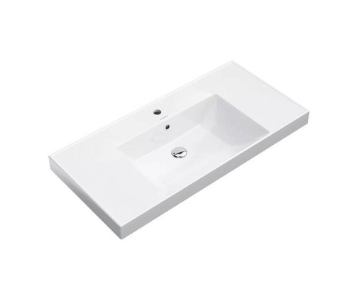 Kerama Marazzi Cubo Раковина подвесна 101х48.5см., с 1 отв., цвет: белый глянцевая. CU.wb.100