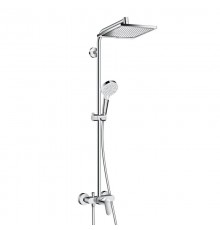 HG 27 284 000 Crometta E Душевая система для душа 240х240/Ø100 мм, 1/2 режима 27284000