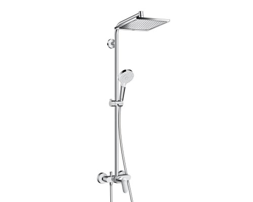 HG 27 284 000 Crometta E Душевая система для душа 240х240/Ø100 мм, 1/2 режима 27284000