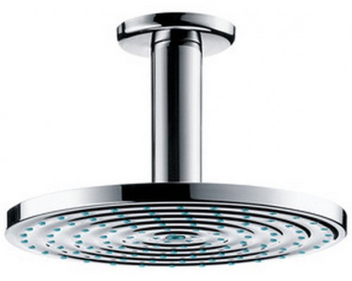 СНЯТ(22) HG 27 464 000 Raindance S Верхний душ Ø180 мм, 1 режим RainAir, потол. кроншт. 100 мм, ½ , 27464000