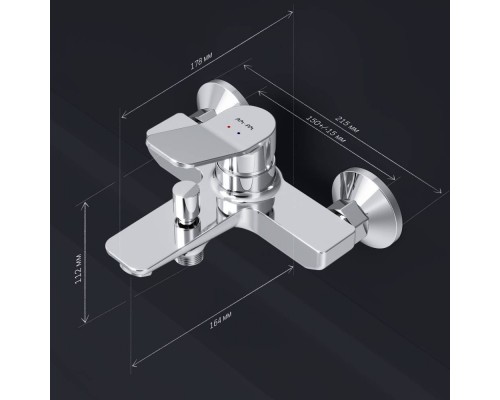 F85A10000 Смеситель для ванны и душа F85A10000 Смеситель для ванны и душа