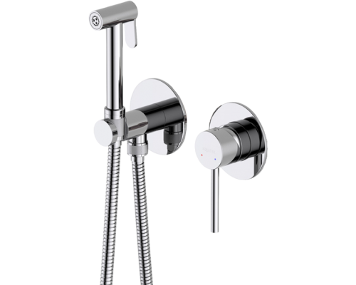 Гигиенический душ AQUATEK Европа AQ1319CR со смесителем, С ВНУТРЕННЕЙ ЧАСТЬЮ, хром