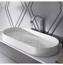 Burgbad Crono Раковина 80x40 см, без отв., накладная, цвет: белый. MBA0070 C0001*0