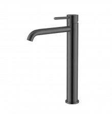 Newform X-STEEL 316 Смеситель для раковины на 1 отв., высокий, без донного клапана, излив 19см., цвет: PVD Brushed gun metal. 69615X.59.064