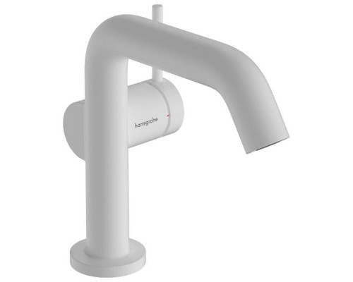 Hansgrohe Tecturis S Смеситель для раковины, 1 отв., с донным клапаном Push-Open, цвет: белый матовый. 73320700 Hansgrohe Tecturis S Смеситель для раковины, 1 отв., с донным клапаном Push-Open, цвет: белый матовый. 73320700