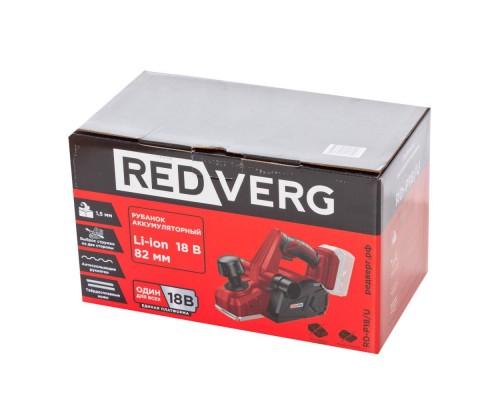 Рубанок аккумуляторный REDVERG RD-P18/U (без акк, без з/у) Рубанок аккумуляторный REDVERG RD-P18/U (без акк, без з/у)