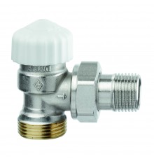 Клапан термостатический с преднастройкой Heimeier Calypso Exact угловой, DN15(3/4 ) 3455-02.000