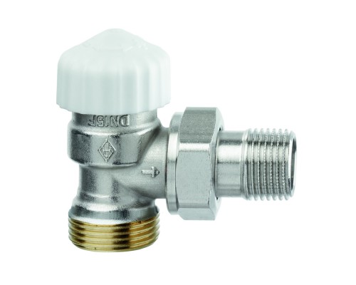 Клапан термостатический с преднастройкой Heimeier Calypso Exact угловой, DN15(3/4 ) 3455-02.000