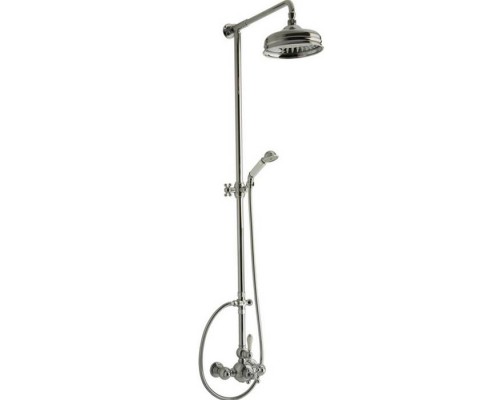 CISAL Arcana Toscana Настенная душевая система:термостатический смеситель для душа,верхний душ,ручной душ с держателем и шлангом, цвет: хром . TS00407021