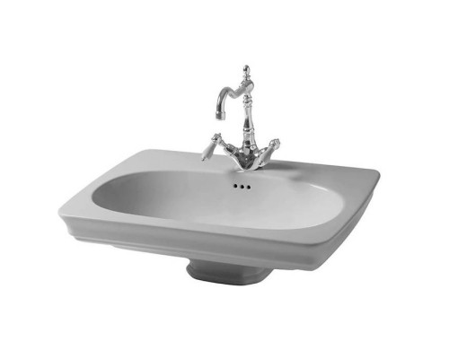 Artceram Civitas Раковина 68х50 см, 1 отв., цвет: серый. CIL001 34 00 Artceram Civitas Раковина 68х50 см, 1 отв., цвет: серый. CIL001 34 00