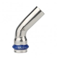 Угольник 45° однораструбный Varmega Inox Press 35×35a мм. VM713003535