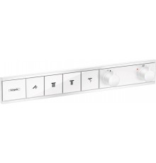 Термостатический смеситель встраиваемый Hansgrohe RainSelect 15382700 С ВНУТРЕННЕЙ ЧАСТЬЮ, матовый белый