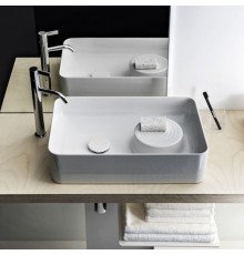Laufen VAL Раковина-чаша 55х36х12.5 см, без отв., цвет: белый. 8.1228.2.000.109.1