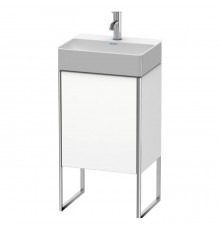 Duravit XSquare Тумба напольная, 43.4х34х73.9см, с раковиной, 1 стек полка, 1 дверца правая, цвет: белый матовый. 0732450071,  XS4441R1818