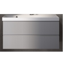AQM900110GMS1тумба под умывальник подвесная 100 см., цвет серый. AQM900110GM
