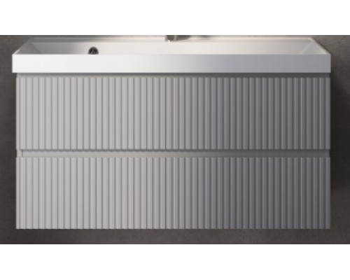 AQM900110GMS1тумба под умывальник подвесная 100 см., цвет серый. AQM900110GM