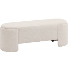 Банкетка Stool Group Taks 115 букле белый