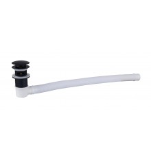Комплект BelBagno BB39-OVF-NERO с донным клапаном, черный матовый