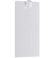 AQ Ln-MP.02.04/W Леон-МР Зеркало со светодиодным светильником и выключателем, белый, 400х800х20 мм Ln-MP.02.04/W