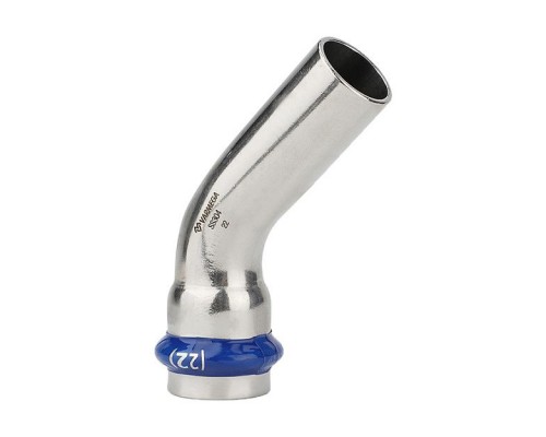 Угольник 45° однораструбный Varmega Inox Press 42×42a мм. VM713004242