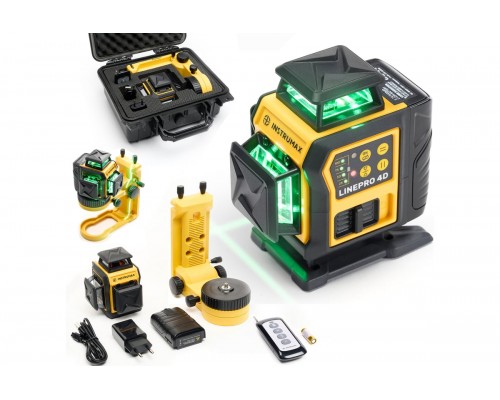 Уровень лазерный INSTRUMAX LINEPRO 4D Professional SET