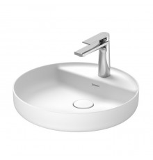 Duravit Vitrium Раковина 46см., накладная, 1 отв., круглая, без перелива, цвет: белый матовый. 2662463271
