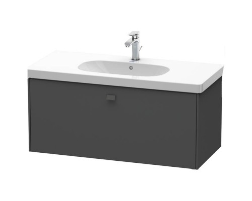 Duravit  Brioso Тумба подвесная 102х46.9х45.2см, с раковиной, с 1 выдвижным ящиком, цвет: графит матовый. 03421000002,  BR404704949