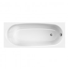 Акриловая ванна Melodia della vita Standard Middle MBHR01115070 150x70 см, пристенная, белая, с каркасом