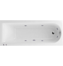 Акриловая ванна Excellent Aurum Hydro WAEX.AUR17.HYDRO.CR 170x70 см, с гидромассажем, с каркасом, со сливом-переливом