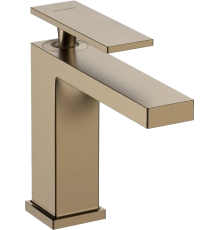 Смеситель для раковины Hansgrohe Tecturis E 110 73010140 шлифованная бронза