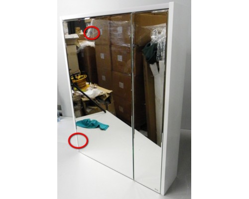 SaleRocaZRU9303007 Ronda Зеркальный шкаф 600х780х145 мм, светод. светильник, бетон/белый матовый SaleZRU9303007_1026