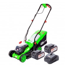 Газонокосилка аккумуляторная REDVERG RD-LM36-340/U (без акк, без з/у) + ЗУ 4А + 2 5Ач АКБ