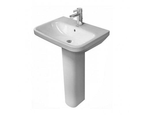 Duravit DuraStyle Раковина 60х44см., 1 отв., подвесная, с пьедесталом, с переливом, цвет: белый. 2319600000, 0858290000 Duravit DuraStyle Раковина 60х44см., 1 отв., подвесная, с пьедесталом, с переливом, цвет: белый. 2319600000, 0858290000