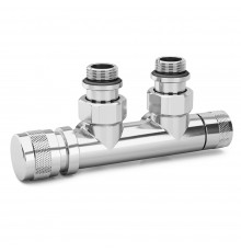 Узел нижнего подключения SR Rubinetterie угловой 1/2 х3/4 Е Хром (левый) 0683-1500C0E0