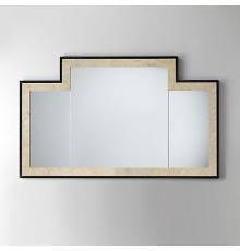 DevonDevon Vogue Зеркало 130х77см, цвет: deep black/antiqued aluminium leaf. DEVOGUE2NEAL