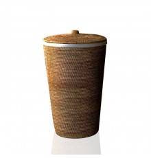 Decor Walther Basket WB Корзина для белья 40x65см, с крышкой, напольная цвет: ротанг темный. 0922392