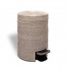 Decor Walther Basket Ведро для мусора 27.5x18.5x23см., напольное, с педалью, цвет: ротанг светлый. 0939491