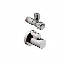 Hansgrohe Угловой вентиль,с декоративной накладкой, цвет: шлифованный никель. 13954820